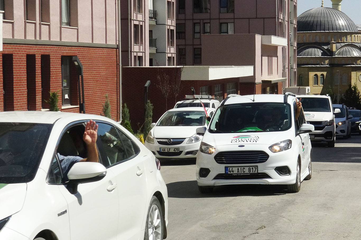 Gazze gündemden düşmesin diye Malatya'dan yola çıktılar