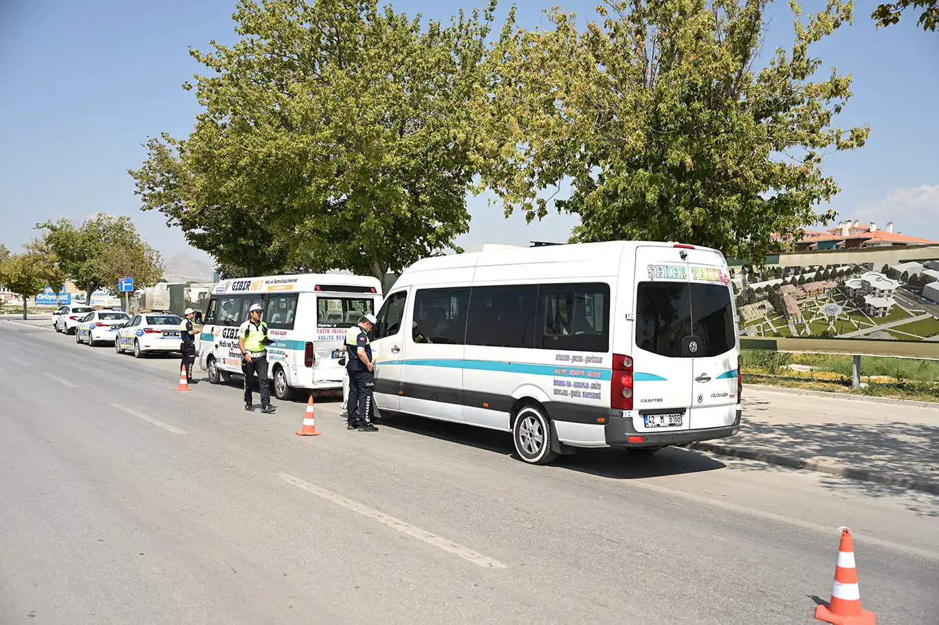 Konya’da toplu taşıma araçlarına yönelik denetimler sürüyor