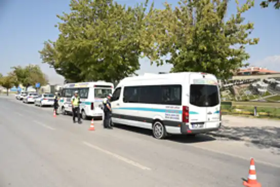 Konya’da toplu taşıma araçlarına yönelik denetimler sürüyor