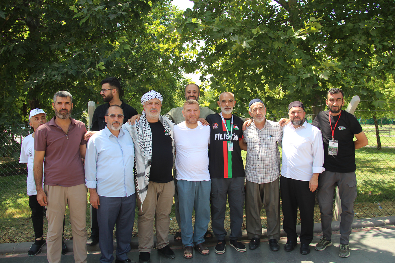 Filistin Konvoyu Diyarbakır’dan Mardin’e uğurlandı