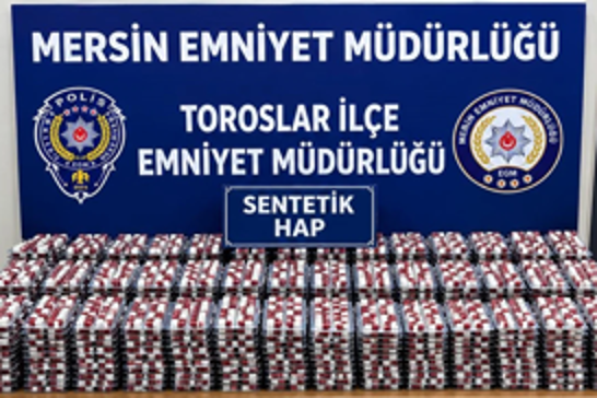 Mersin'de 11 bin 274 uyuşturucu hap ele geçirildi: 1 gözaltı