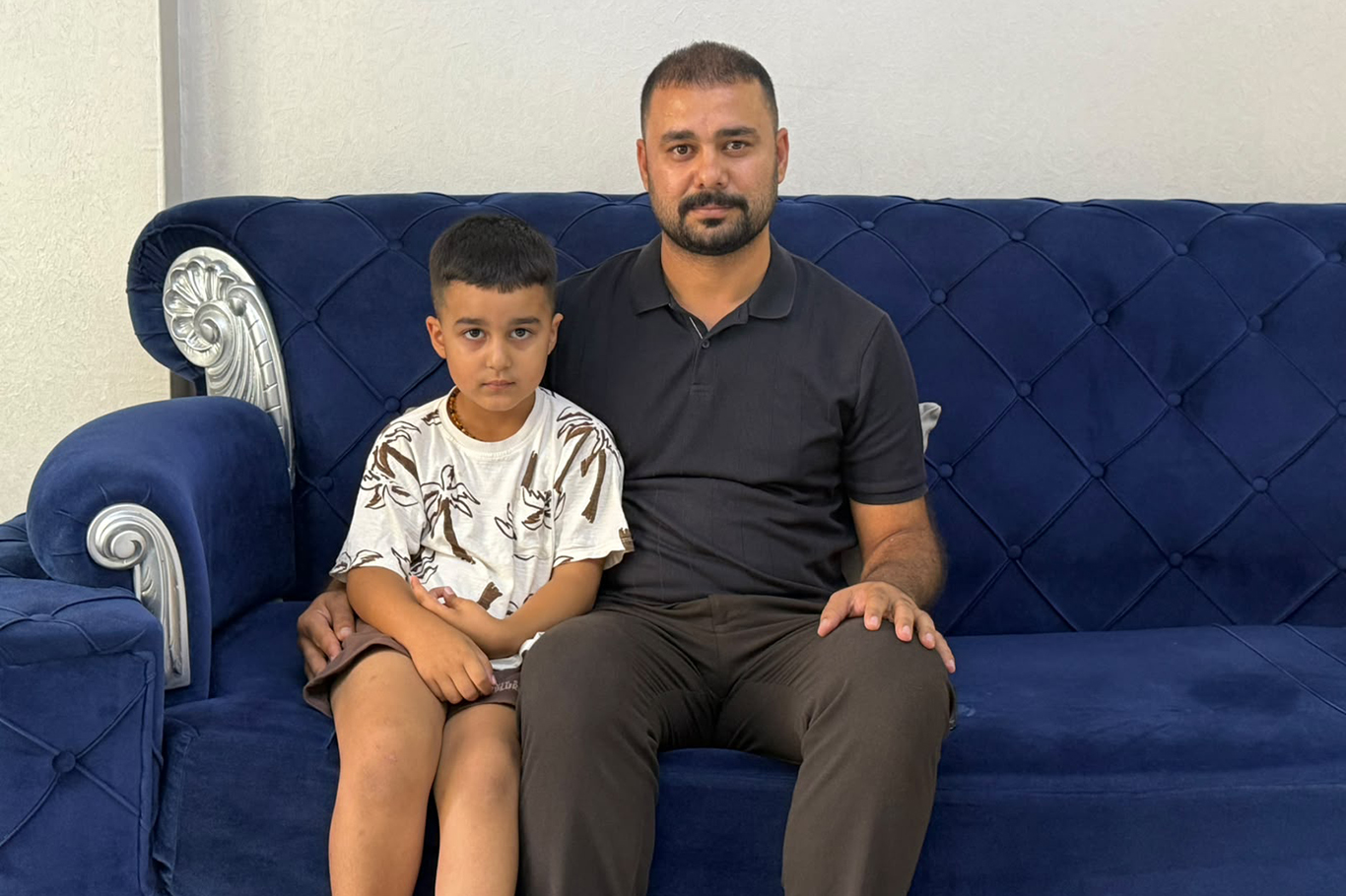 Asaf ve baba Mustafa Demir