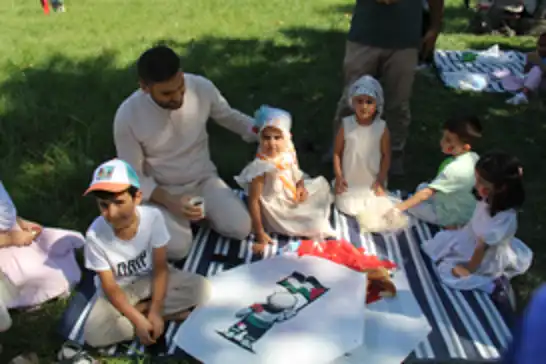 Hundreds of children in Diyarbakır fly kites in solidarity with Gaza