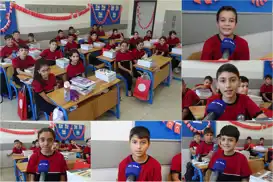 Öğrencilerin ilk gün heyecanı: Okul açıldığı için çok mutluyuz