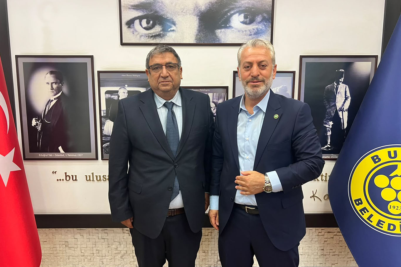 HÜDA PAR Buca İlçe Başkanı Bilgiç’ten Buca Belediye Başkan Vekili Benzer’e ziyaret