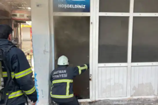 Batman'da iş yerinde yangın paniği