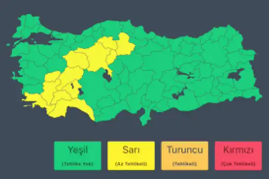 İçişleri Bakanlığı uyardı: 17 Eylül’de 11 ilde kuvvetli yağış bekleniyor