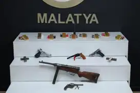 Malatya'da ruhsatsız silah operasyonu: 3 gözaltı