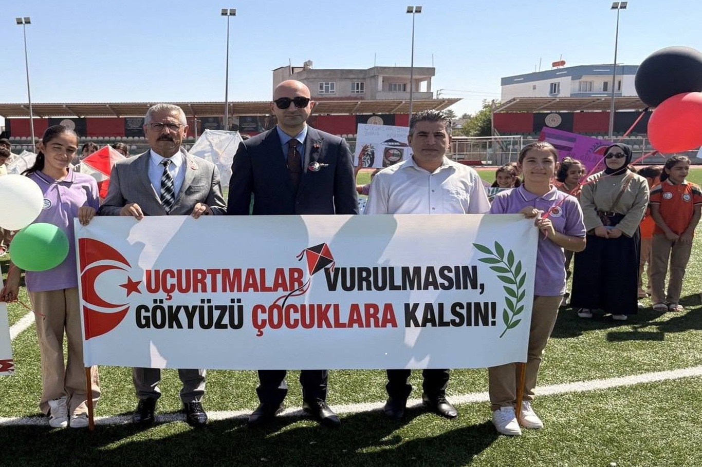 Gaziantep'te uçurtmalar Gazze’deki çocuklar için gökyüzüne bırakıldı