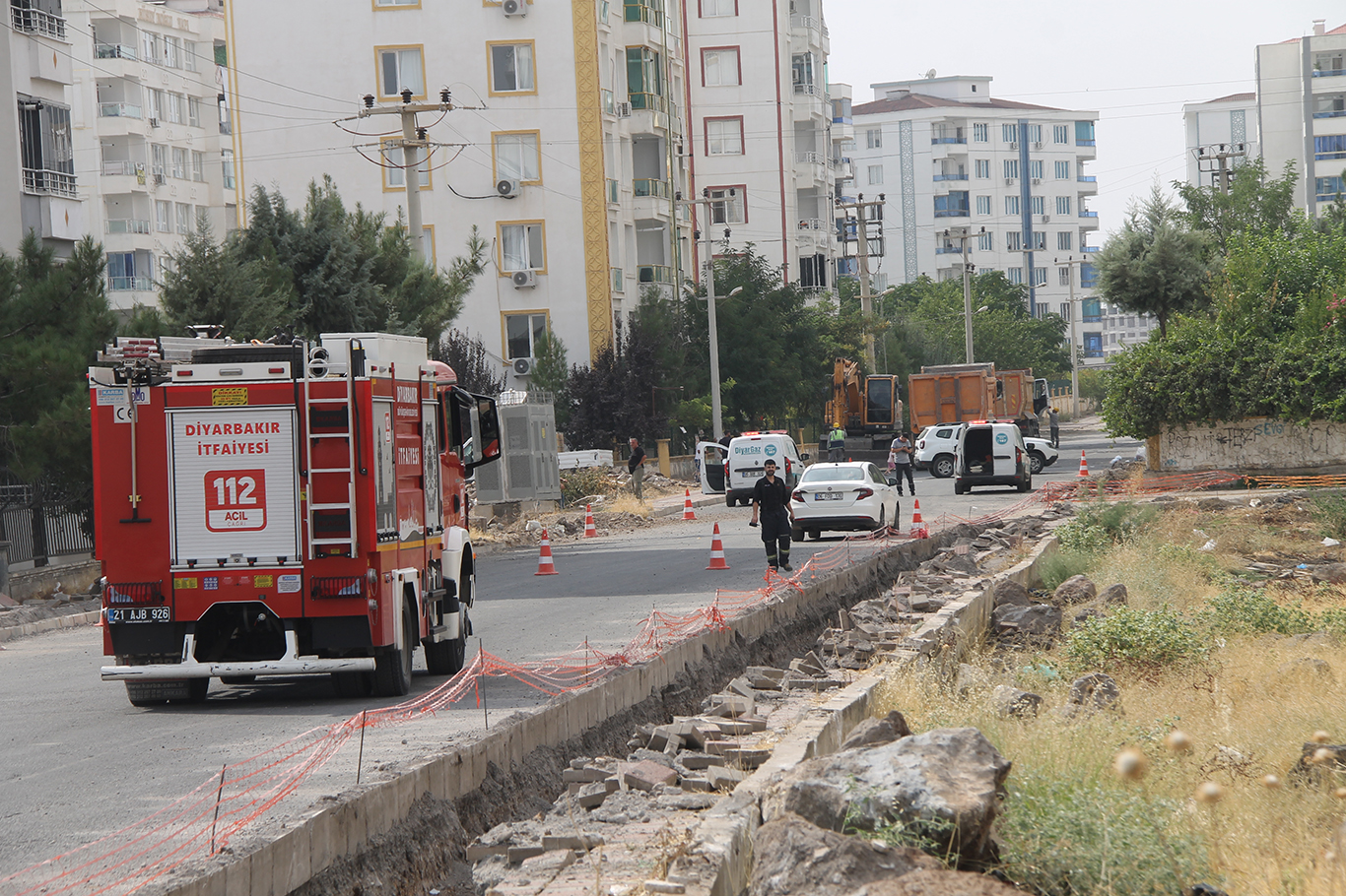 Diyarbakır'da doğalgaz sızıntısı: mahalle yaya ve araç geçişine kapatıldı