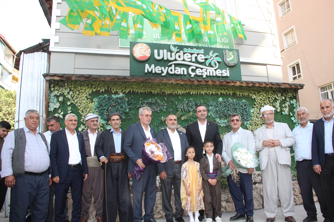HÜDA PAR ULUDERE İLÇE BAŞKANLIĞI TEŞKİLAT BİNASI DÜZENLENEN TÖRENLE AÇILDI