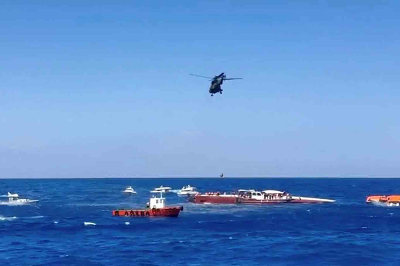 Girne açıklarında batan yolcu gemisinin enkazına ulaşıldı