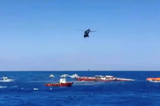 Girne açıklarında batan yolcu gemisinin enkazına ulaşıldı
