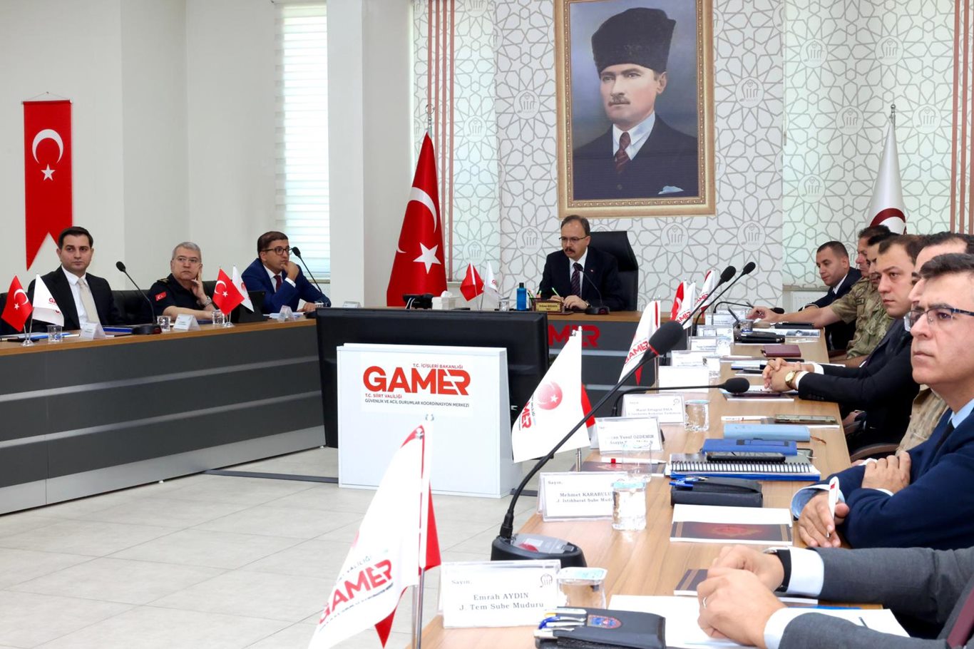 Siirt’te güvenlik ve asayiş koordinasyon toplantısı gerçekleştirildi