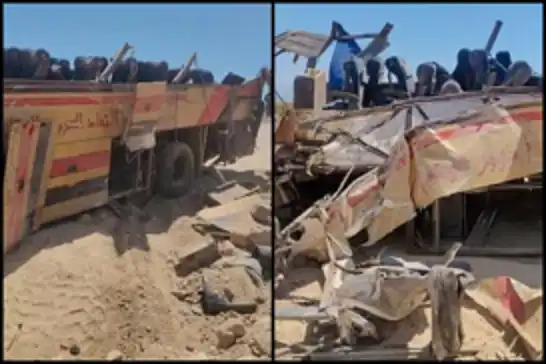 ڕووداوێکی هاتوچۆ لە میسڕ: لانیکەم ٢١ گیانیان لەدەستدا