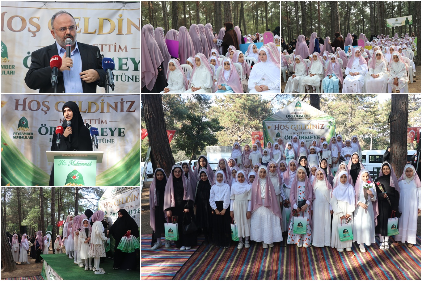 İstanbul'da "Niyet Ettim Örtünmeye, Emrin Başım Üstüne" programı gerçekleştirildi
