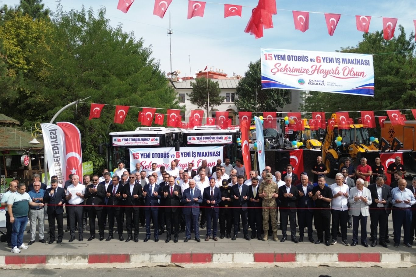 Siirt Belediyesi filosuna 21 yeni araç kattı