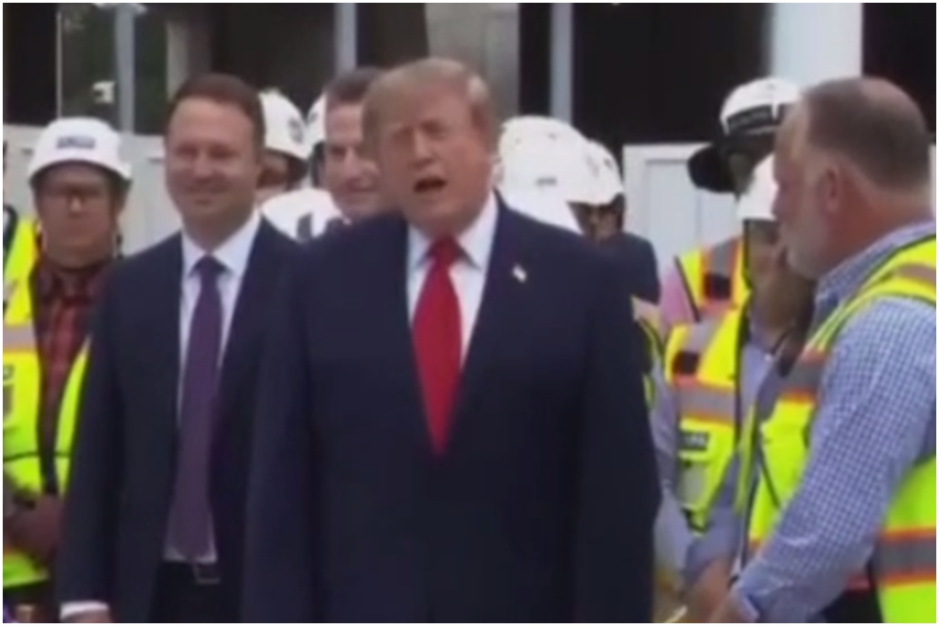 Trump's White House appearance draws attention after remarks delivered without microphones