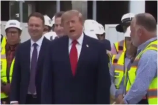 Trump's White House appearance draws attention after remarks delivered without microphones