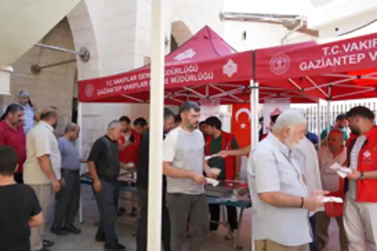 Gaziantep'te vakıf geleneği sürdürülüyor