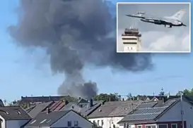 US F-16 crashes after taking off from air base in Germany