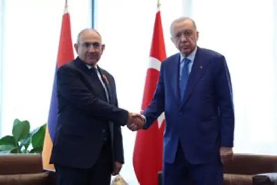 Cumhurbaşkanı Erdoğan, Ermenistan Başbakanı Paşinyan'ı kabul etti