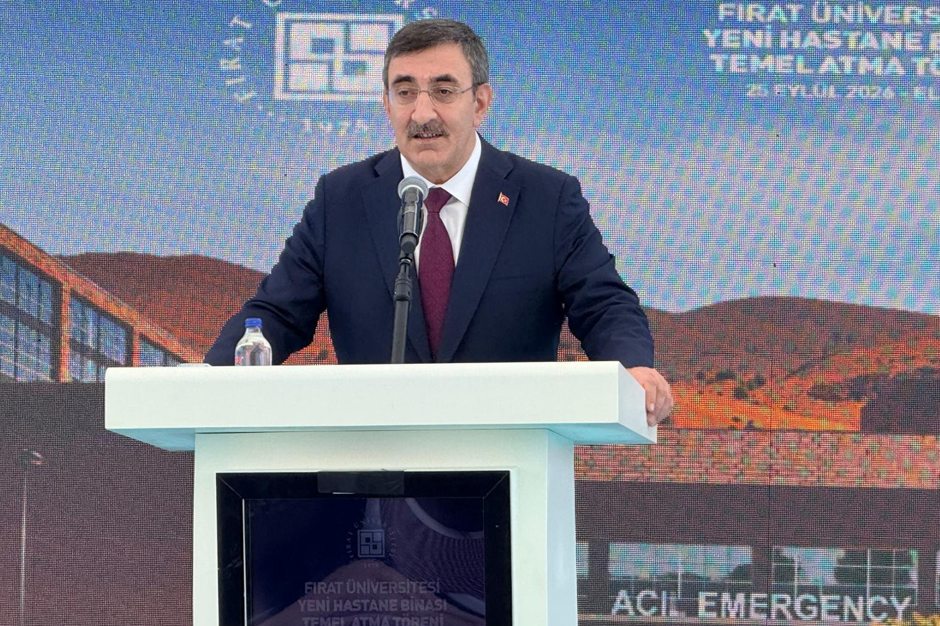 Fırat Üniversitesi Hastanesi temel atma töreni