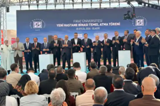 Fırat Üniversitesi Hastanesi’nin yeni hizmet binasının temeli atıldı