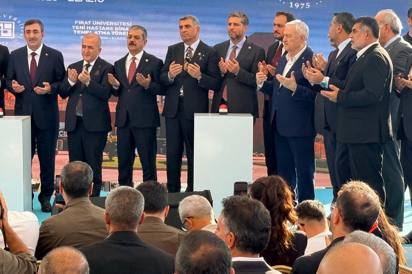 HÜDA PAR Elazığ İl Başkanı Suiçer temel atma törenine katıldı 