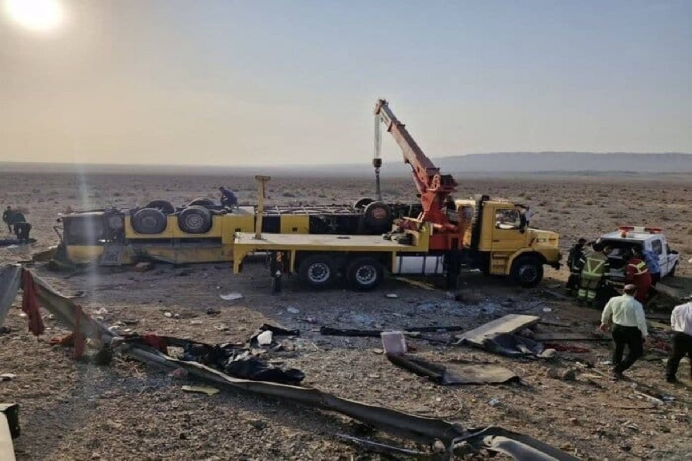 ڕووداوێکی هاتوچۆی توند لە ئێران: ١١ کوژراو و ٢٤ بریندار