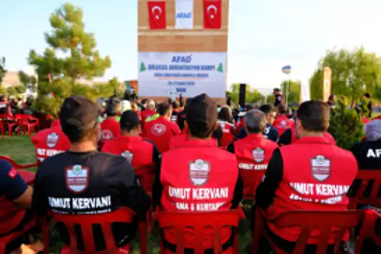 Şanlıurfa Umut Kervanı ekibi AFAD akreditasyon kampına katıldı