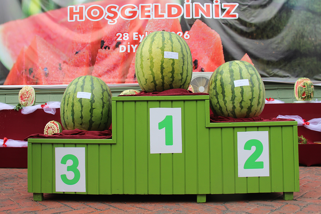 Diyarbakır'ın 47 kilo 900 gramlık karpuzu birinci oldu