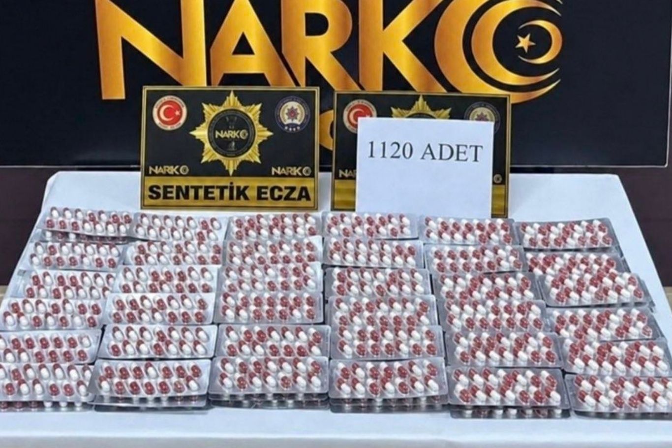 Yozgat'ta 1120 sentetik ecza hap ele geçirildi