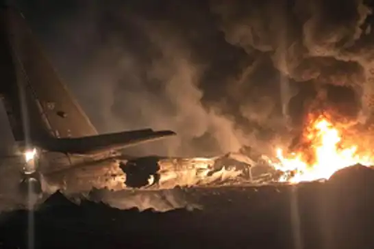 Russian Tu-95 bomber crashes in Far East, killing six crew members