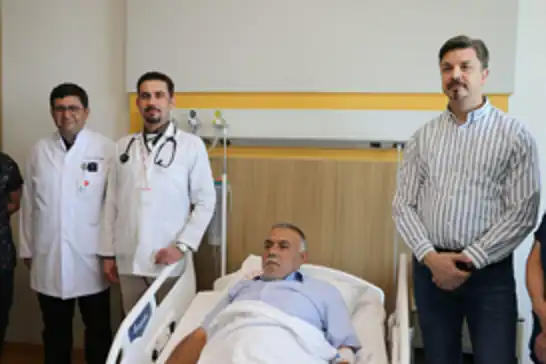 Gaziantep'te kalpteki delik açık ameliyata gerek kalmadan kapatıldı