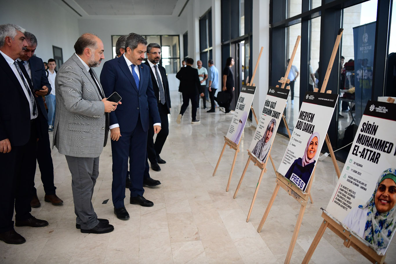 Gazzeli üniversite öğrencileri eğitim deneyimlerini Malatya'daki öğrencilerle paylaştı