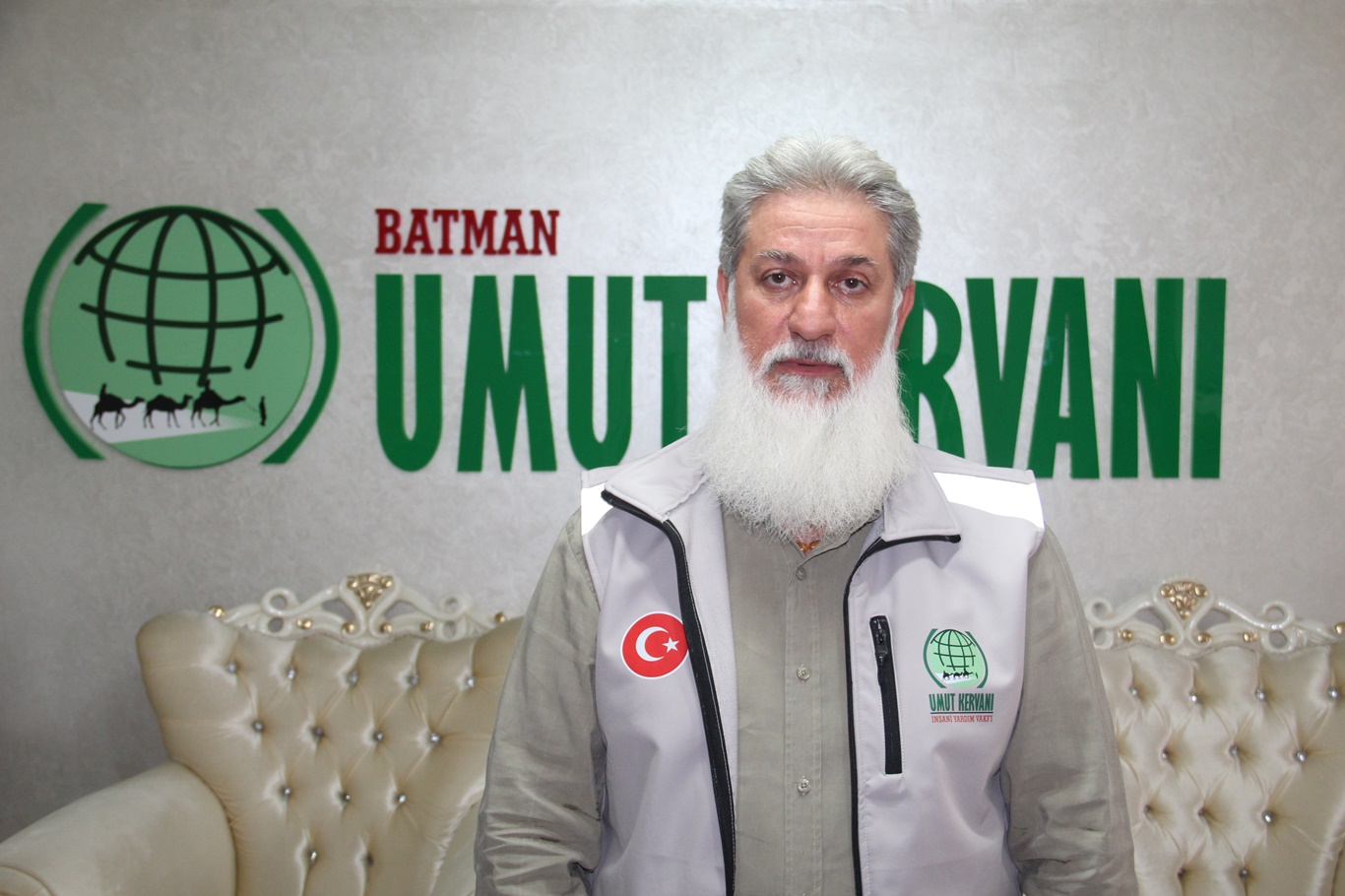 Umut Kervanı Batman Derneği Başkanı Nurettin Teymur