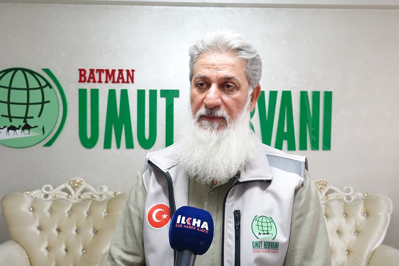 Umut Kervanı Batman Derneği Başkanı Nurettin Teymur
