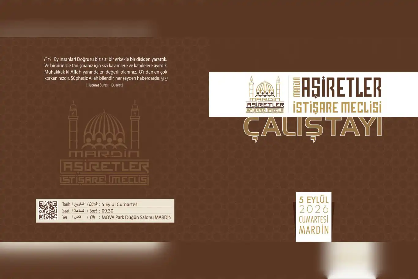 Mardin Aşiretler İstişare Meclisi Çalıştayı yarın düzenlenecek