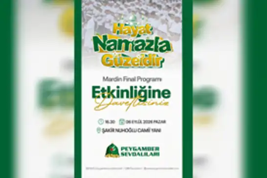 Mardin’de “Hayat namazla güzeldir” etkinliği düzenlenecek