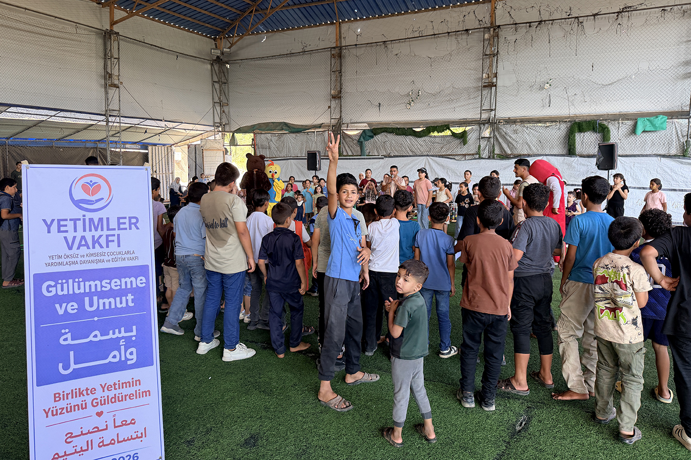 Yetimler Vakfı Gazze'de "Kardeşlik Şöleni" etkinlikleri düzenleniyor