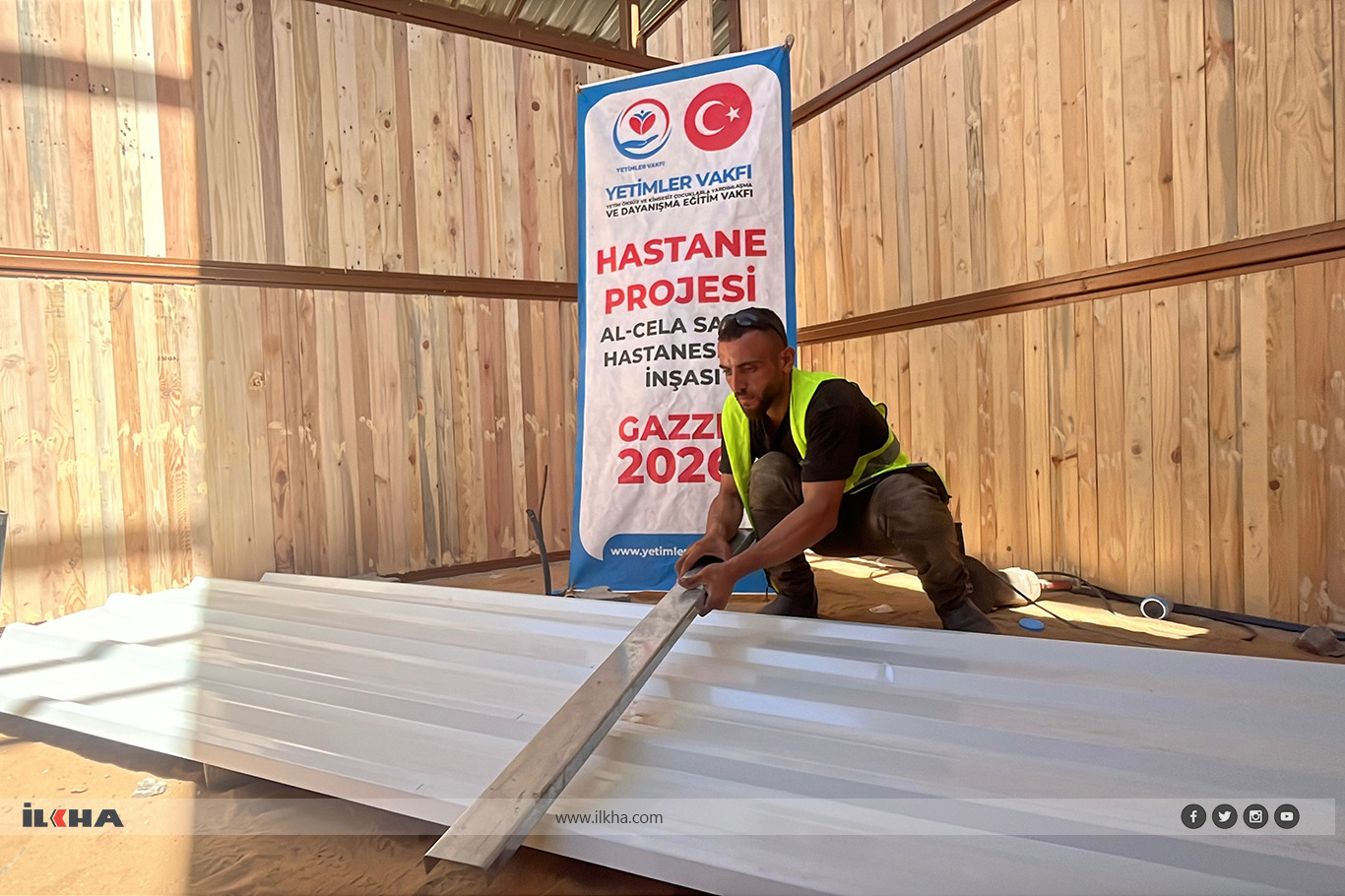 Orphans Foundation builds field hospital in Gaza to support war-wounded Palestinians
