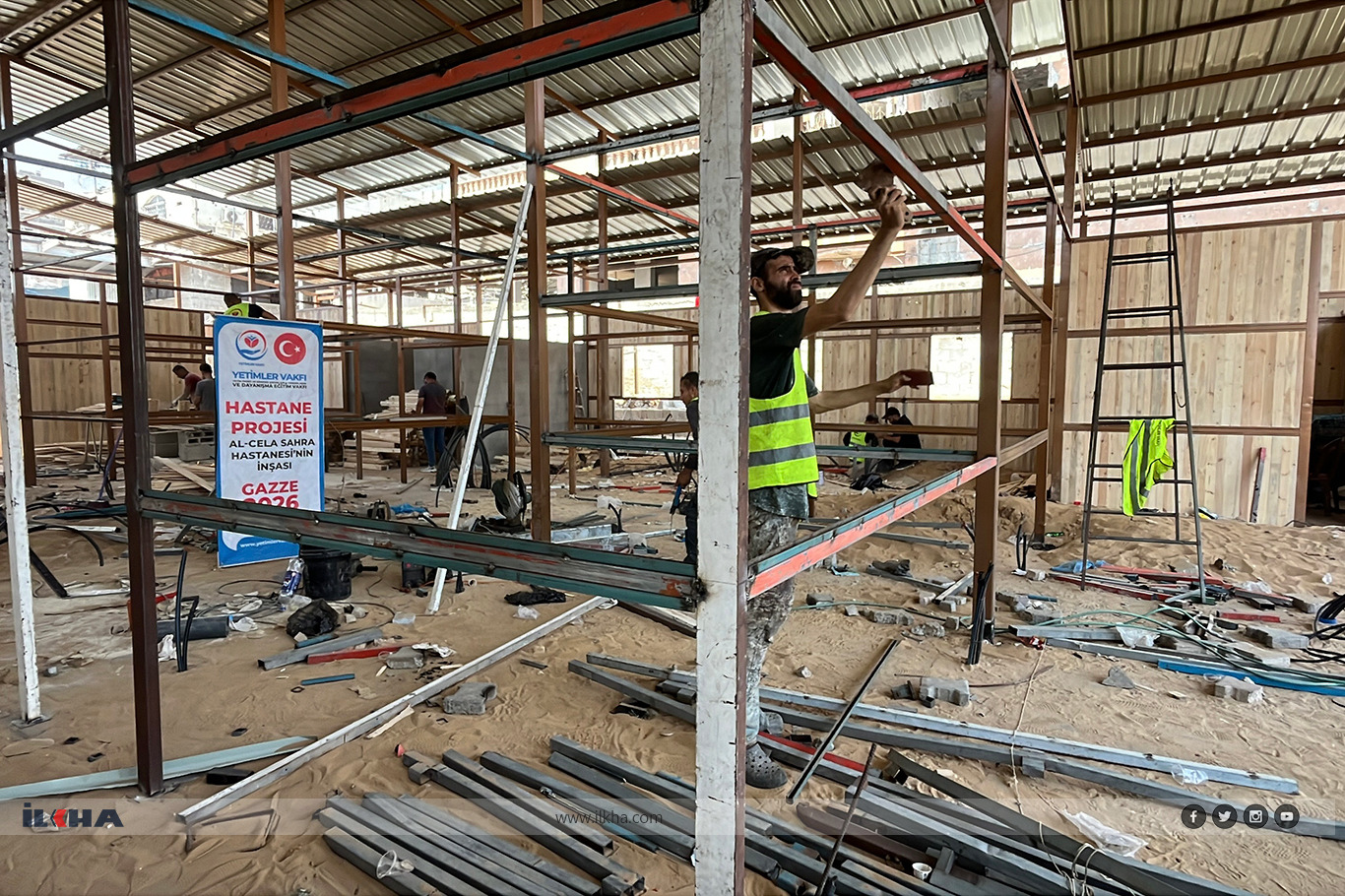 Orphans Foundation builds field hospital in Gaza to support war-wounded Palestinians