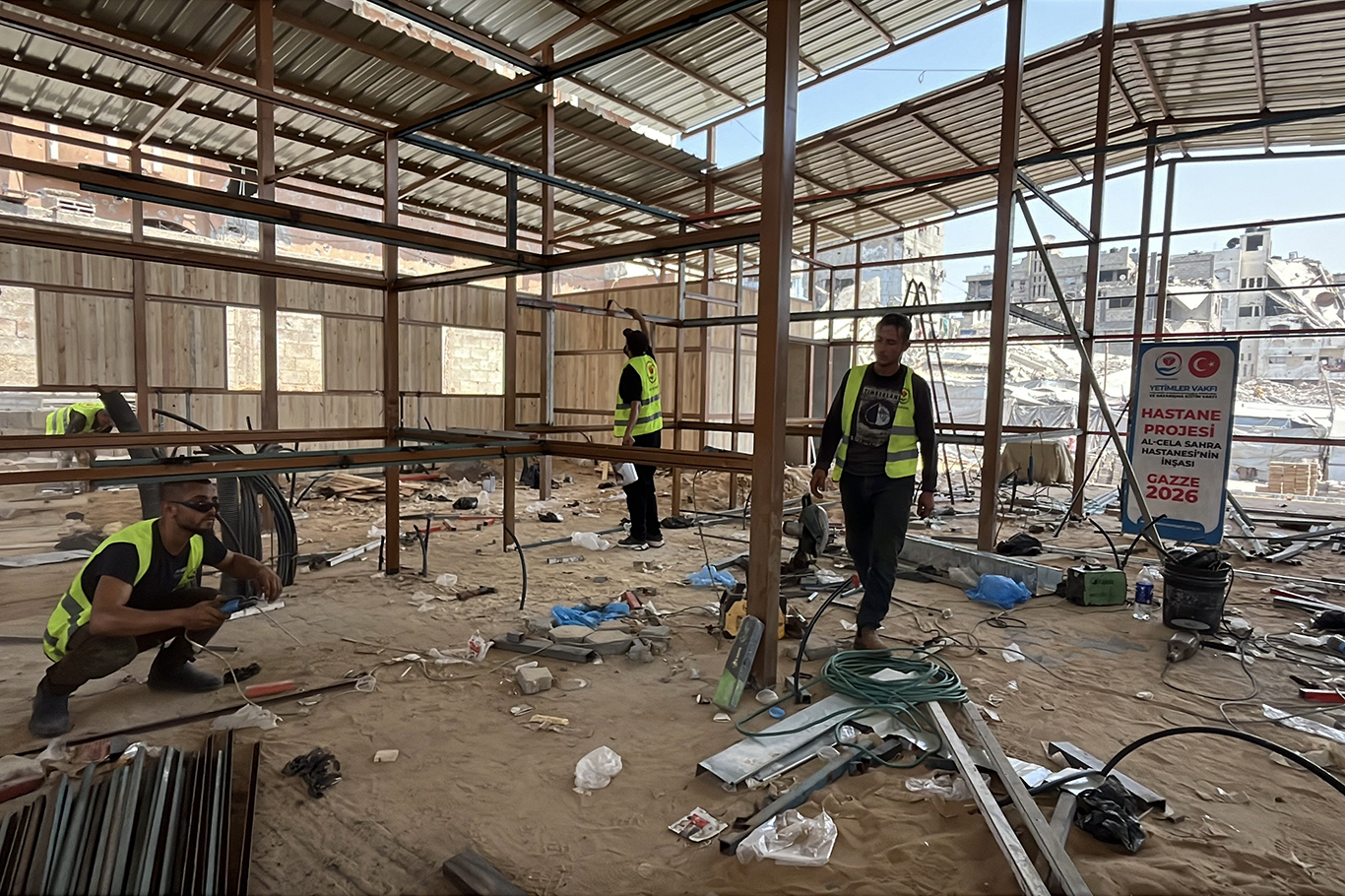 Orphans Foundation builds field hospital in Gaza to support war-wounded Palestinians