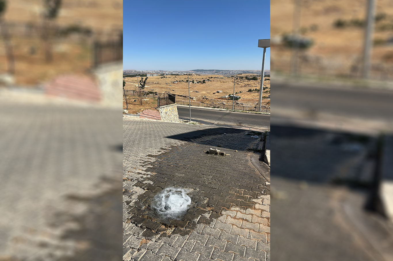 Şanlıurfa'da 7 gündür boşa akan temiz su arızası giderilmiyor