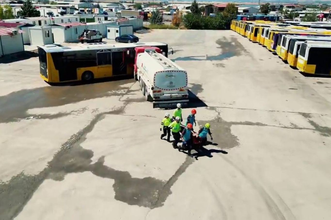 Malatya'da gerçeği aratmayan tatbikat