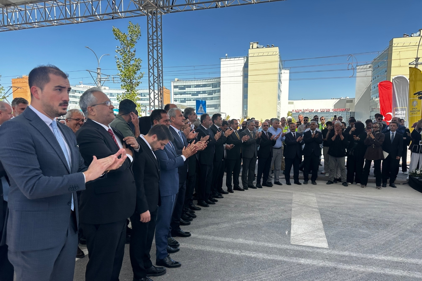 Konya'da Şehir Hastanesi Tramvay hattının ilk etabı hizmete açıldı