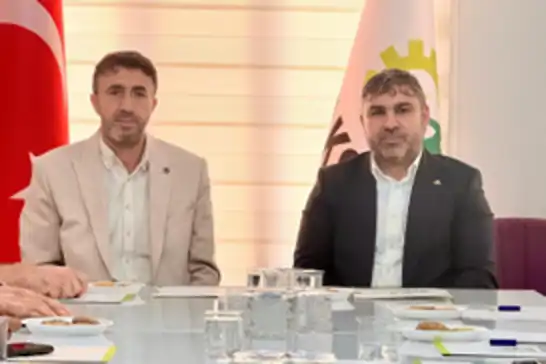 Kızıltepe Ticaret ve Sanayi Odası Başkan Adayı Ege’den HAKSİAD’a nezaket ziyaret