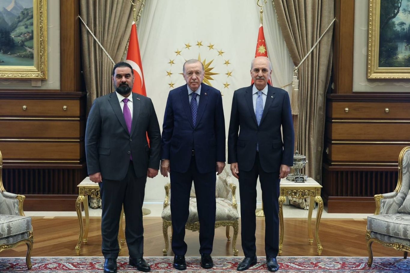 Cumhurbaşkanı Erdoğan, Irak Temsilciler Meclisi Başkanı Halbusi’yi kabul etti