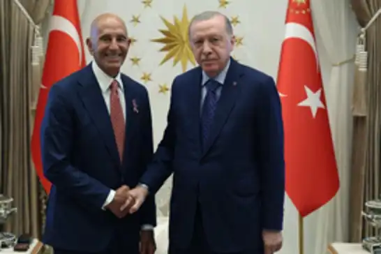 President Erdoğan receives US Ambassador Tom Barrack